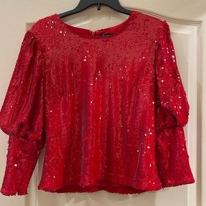 I.N.C. Brand , size L top and size L bottom, red color